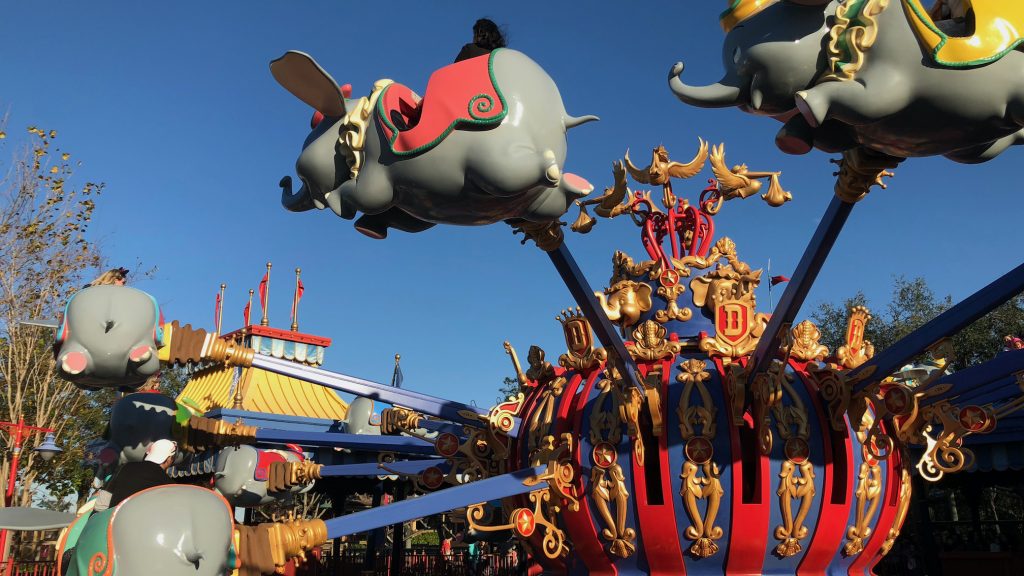 L'attraction Dumbo au Walt Disney World Resort en Floride